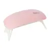 Lámpara UV para Uñas con Forma de Ratón para Curado de Gel, Luz Portátil de Secado Rápido que No Oscurece las Manos, Secador de Uñas para Gel Sólido