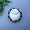 Novo Estilo de Verão Pulseira e Colar de Terahertz com Design de Ágata Vermelha e Cinza Acessórios, Pulseira de Contas Peça Única para Dropshipping