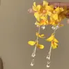 Pendientes de Flor Amarilla Estilo Super Hada 2026, Exquisitos y Hermosos, Dulces y Dinámicos, Pendientes Simples y Versátiles