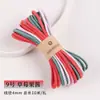 Cuerda de algodón hilado en núcleo engrosada de 4 mm, cuerda de tejido hecha a mano DIY de poliéster-algodón, material para tapices, colgantes de bolso y cordones para colgar