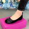 Gamuza punta redonda punta ancha suela Oxford antideslizante fondo suave superficie suave antideslizante a la moda moderno estilo coreano 22 zapatos nuevos de una sola capa para mujer