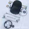 Accesorios de go-kart caseros sitio modificado drift cuatro ruedas suspensión delantera eje trasero eje trasero freno neumático asiento dirección