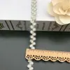 Chapéu de Fita de Renda Poliéster-Algodão, Fita Prateada Macia com Lantejoulas em Estilo Chanel, Acessórios para Vestuário e Casacos