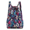 Mochila com Bolso de Cordão Mochila de Cordão Verão Nova Simples Mochila de Viagem Grande Capacidade Mochila Esportiva Fitness Bolso de Cordão