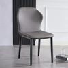 Silla de Comedor de Diseño Minimalista Italiano Nórdica Silla de Hotel Cafetería Moderna Ocio Naranja Metal Ocio Lujo Ligero