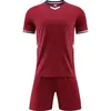 Novos uniformes de futebol feitos sob medida para comércio exterior, respiráveis e de secagem rápida, conjunto de manga curta xadrez pequeno semi-brilhante, camisa para competição e treino