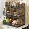 Cesta de Verduras Estante de Almacenamiento de Cocina Estante de Almacenamiento de Frutas y Verduras de Múltiples Capas Suministros de Almacenamiento Estante de Almacenamiento de Cesta de Verduras para Esquina de Pared Encimera