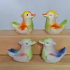 Cerámica Creativa Mini Pequeños Adornos Portapalillos de Cerámica Nuevas Artesanías de Cerámica Soporte de Palillos de Pájaro Joyería de Mesa de Comedor
