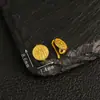 Prata Esterlina S925 Banhada a Ouro 24K Fecho Fantasma Acessórios Joias DIY Design Original Pulseira Colar Acessórios Versáteis de Prata
