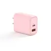 Cargador Rápido Mini GaN de Nitruro de Galio PD30W Multipuerto de Color Cabezal de Carga Rápida pd30w Calibre de EE. UU. Aplicable a Varios Dispositivos