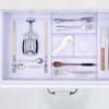 Cajón de cocina, compartimento para vajilla, caja de almacenamiento, cuenco, palillos, caja de plástico, caja de cosméticos para clasificación de escritorio