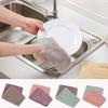 Paño para lavar platos que no absorbe aceite fácilmente, Paño de limpieza de cocina que absorbe agua, Herramienta mágica para lavar platos, Paño engrosado para limpiar mesas que no suelta pelusa, Estropajo