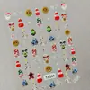 Pegatinas para Uñas de Bola de Navidad Aurora Múltiples Estilos Disponibles Estampado en Caliente Láser Invierno Pegatinas para Uñas de Navidad Estilo TJ