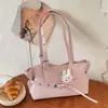 Trajeto Transfronteiriço Exquisito Verão 2026 Novo Design de Nicho Versátil Moda de Alta Qualidade Bolsa Tote de Ombro/Axila
