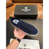 Sapatos Casuais Masculinos de Amarrar Estilo Europeu Marca Balenciaga Couro Genuíno Cano Baixo Confortáveis Versáteis Moda Tênis Simples Modernos