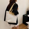 Bolsa de Mano Portátil Estilo Japonés Minisary al por Mayor Bolsa para Mujer 2025 Verano Nuevo Color Contraste Bolso de Hombro Gran Capacidad Bolsa de Axila
