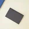Portatarjetas Personalizado de Cuero Genuino para Hombre, Portatarjetas de Piel de Vaca con Textura Cruzada, Anti-Magnético Rfid, Portatarjetas de Crédito Bancarias Ultra-Delgado Lo