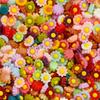 Amazon 6mm resina rosa camelia manicura pequeños accesorios mixtos flores pequeñas accesorios DIY mayoreo