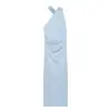 Comercio exterior transfronterizo ajuste ceñido 2026 nuevo estilo popular vestido asimétrico plisado con cuello halter 3152205