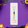 Pingente Caveira de Halloween Transfronteiriço Fantasma de Terror Bolsa de Abóbora Chaveiro de Metal Pingente Evento Pequeno Presente