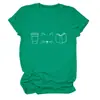 Taza, Gato, Libro, Comercio Transfronterizo, Amazon Wholesale, Corte Holgado, Versátil, Cómodo, Casual, Tallas Grandes, Manga Corta a la Moda