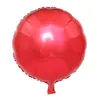 Globo de aluminio de película de aluminio de siete colores de 18 pulgadas de estilo personalizado Fiesta de cumpleaños decoración de boda lote de globos de papel de aluminio