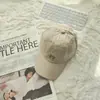 Gorra de Béisbol de Algodón Lavado Estilo Coreano con Bordado de Letras de Alta Calidad para Mujer, Nueva Gorra de Béisbol de Estilo Urbano para Primavera y Verano, Protector Solar Diario para Hombre
