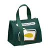 Nova Bolsa Térmica Fashion Impermeável para Marmita com Isolamento de Folha de Alumínio Espessa, Adequada para Estudantes e Trabalhadores de Escritório, Bolsa Térmica Portátil