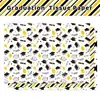 Wx-Negro Temporada de Graduación Papel Sydney 17g Dulce de Regalo Papel de Envoltura a Prueba de Humedad Estrella Raya Papel Decorativo de Copia