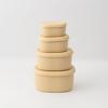 Mini lonchera de silicona estilo japonés y coreano para calentar en microondas, ideal para trabajadores de oficina, cocina, cuadrada, para conservar alimentos.