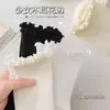 Calcetines de encaje JK para verano, calcetines versátiles de media pantorrilla apilables, hechos a medida, calcetines con volantes de estilo universitario japonés de moda para mujer