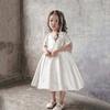 Vestido de Princesa Infantil Estilo Coreano 2026 Primavera y Otoño Nuevo Vestido Tutú para Dama de Honor y Performance de Piano Vestido de Cumpleaños y Primer Cumpleaños para Niñas