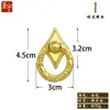 M050 Manija para Mueble Antiguo Agujero Único Aleación Tirador Anillo Cajón Gabinete Armario Retro Montaje Trasero Montaje Superficie Manija Pequeña