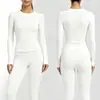 ZORA Venta Caliente Transfronteriza Deporte Manga Larga Nylon Secado Rápido Yoga Fitness Top Manga Larga para Mujer