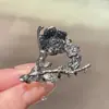 Nuevo Exquisito Pinza Pequeña de Pedrería para el Cabello, Pinza de Garra Pequeña para Fijar el Cabello, Horquilla para Flequillo Lateral, Pinza para el Cabello