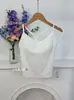 Moda Primavera e Verão Camisola Versátil com Costas Nadador Simples Cor Sólida Ombro a Ombro para Usar em Camadas ou Sozinho com Alças Finas 3112