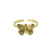 Anillo con Letra de Gota de Pegamento de Amor de Nicho Europeo y Americano Estilo Ins para Mujer Estilo Frío Avanzado Estilo Abierto Personalidad Estilo Celebridad de Internet