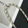 Corda trançada personalizada de 8mm 150cm corda única 97 cores em estoque Corda de poliéster para DIY feita à mão Cordão anti-perda resistente ao desgaste