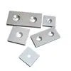 Placa de Cubierta de Aluminio Fundido Tapa de Sellado de Aleación Metálica Tapón 60/80 Estándar Nacional Estándar Europeo Tapa de Extremo de Aluminio Placa de Cubierta de Cara de Extremo de Perfil de Aluminio