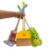 Juego de Escoba y Recogedor Infantil Mini Mopa Artefacto de Limpieza para Jardín de Infancia Juguete Aspiradora para Estimulación Infantil