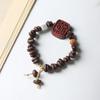 Libro Caperucita Roja con Pulsera de Granos de Café Oficina Creativo Pulsera Aromática a Café Joyería Linda de Dibujos Animados Juego al por Mayor