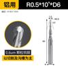 Huhao 55 cortador de fresagem de ponta de esfera de conicidade de duas bordas revestido de aço tungstênio cortador inclinado de aço cortador de fresagem de ponta de metal duro