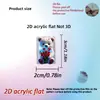 Protector de cable de datos acrílico 2D, previene la rotura, presenta diseños de animales de dibujos animados, cable de datos para teléfono Tipo-C, para ventas transfronterizas