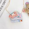 Bolsa de Ombro Fofa de Menina Japonesa Bolsa Transversal Infantil Desenho Animado Moda Pequena Bolsa Corrente Pequena Bolsa Quadrada Nova