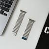 Adequado para Huawei 5, Samsung 6, Apple iWatch S10, Pulseira de Relógio Magnética de Aço Inoxidável Metal de Elos de Bambu Gt6