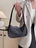 Bolso de Hombro Textura Literaria Estilo Coreano para Mujer 2025 Nuevo Estilo Pequeño Fresco Bolso de Axila Moda Ins Bolso de Hombro Bolso de Mano