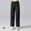 Pantalones Deportivos Rectos Transfronterizos para Mujer, Pantalones de Fitness de Cintura Alta con Cordón, Pantalones Anchos Resistentes al Agua, Pantalones Casuales para Correr, Yoga y Fitness