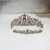 Corona de Novia Barroca Transfronteriza Europea y Americana Estilo Nuevo Aleación Tocado Venta al por Mayor Lujo Estilo Palacio