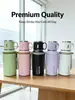Botella Térmica de Acero Inoxidable 2 en 1 con Taza Tapa, Vasos Térmicos con Asas, Botella de Agua de Acero Inoxidable 316, Mantiene las Bebidas Calientes y Frías para Viajes, Gimnasio, Escuela