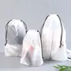 Bolsa de Cuerda Empaque de Zapatos Bolsa de Almacenamiento Bolsa de Almacenamiento para Toallas Ropa Interior Bolsa Transparente de Cuerda Bolsillo de Atado